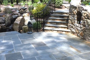 flagstone patio